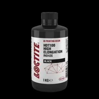 Loctite 3D IND406 HDT100 High Elongation Resin Schwarz 5.000 g