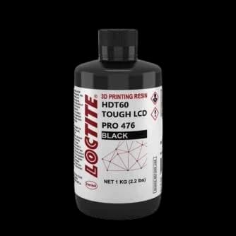 Loctite 3D PRO476 HDT60 Tough LCD Resin Schwarz 1.000 g
